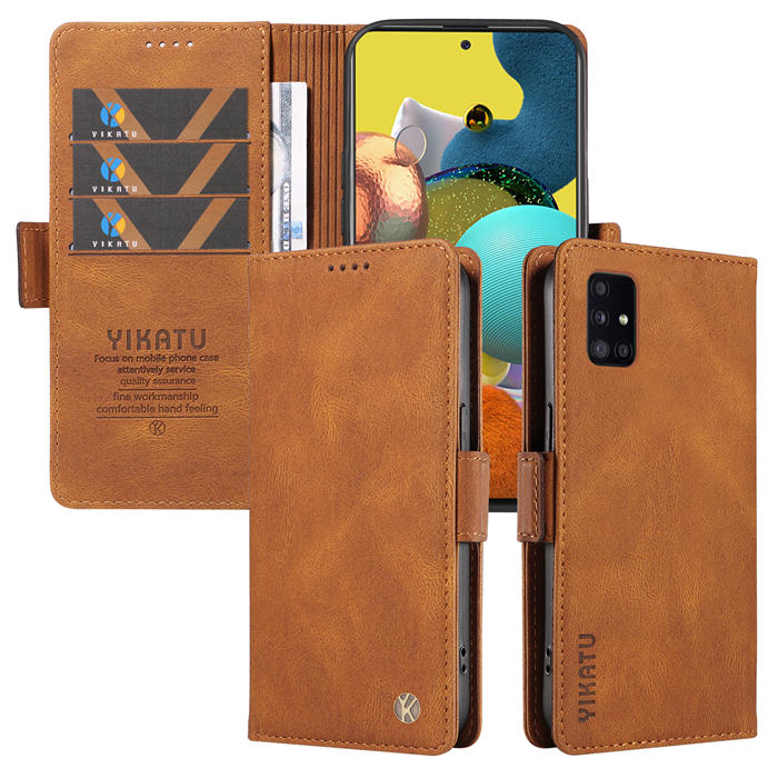 YIKATU Samsung Galaxy A51 5G Wallet Kickstand Case