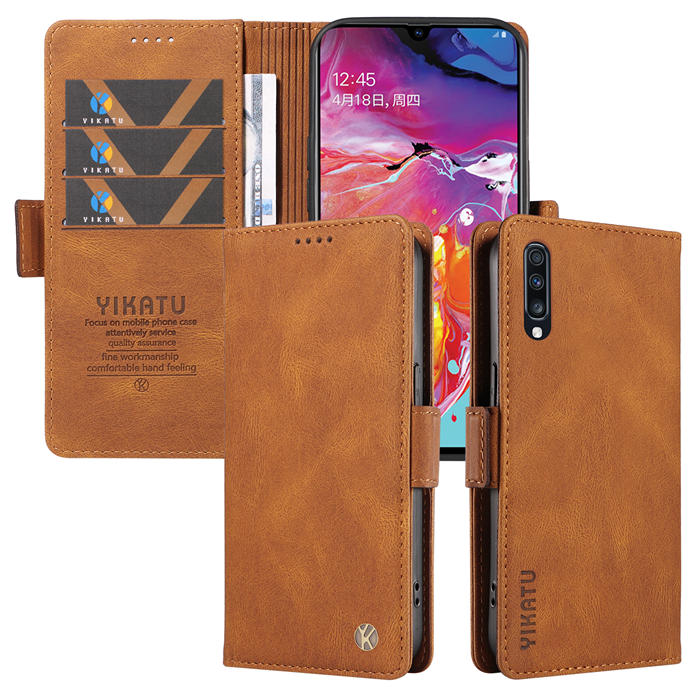 YIKATU Samsung Galaxy A70 Wallet Kickstand Case