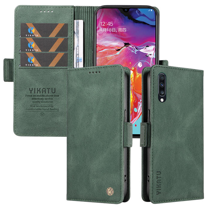 YIKATU Samsung Galaxy A70 Wallet Kickstand Case