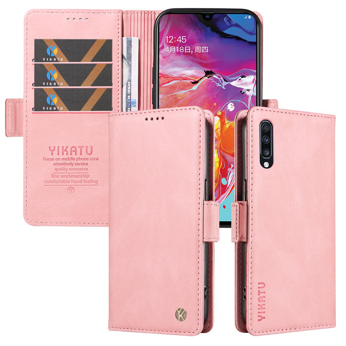 YIKATU Samsung Galaxy A70 Wallet Kickstand Case