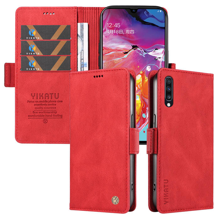 YIKATU Samsung Galaxy A70 Wallet Kickstand Case