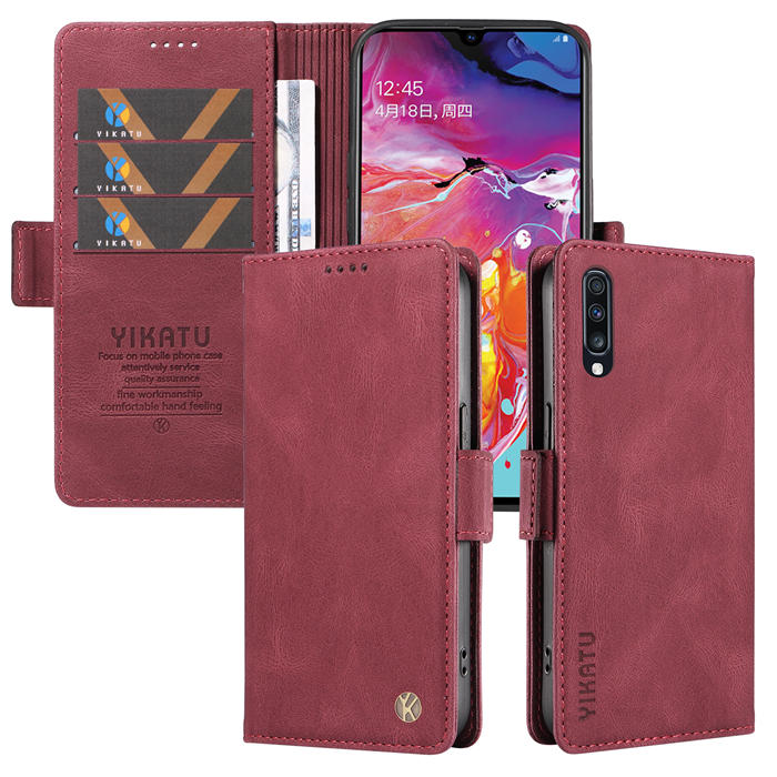 YIKATU Samsung Galaxy A70 Wallet Kickstand Case