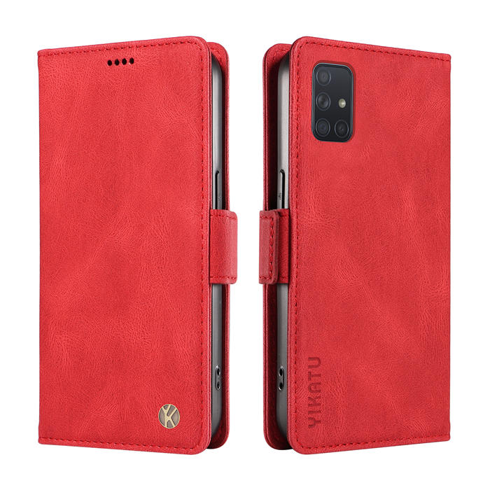 YIKATU Samsung Galaxy A71 4G Wallet Kickstand Case