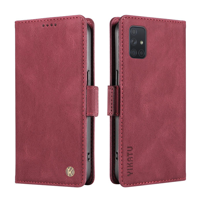 YIKATU Samsung Galaxy A71 4G Wallet Kickstand Case