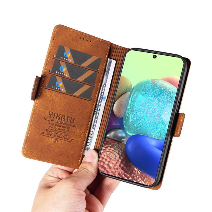 YIKATU Samsung Galaxy A71 5G Wallet Kickstand Case