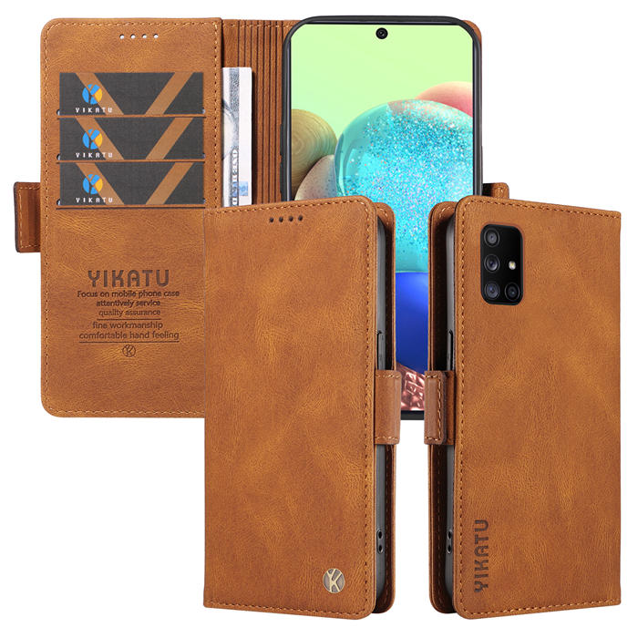 YIKATU Samsung Galaxy A71 5G Wallet Kickstand Case