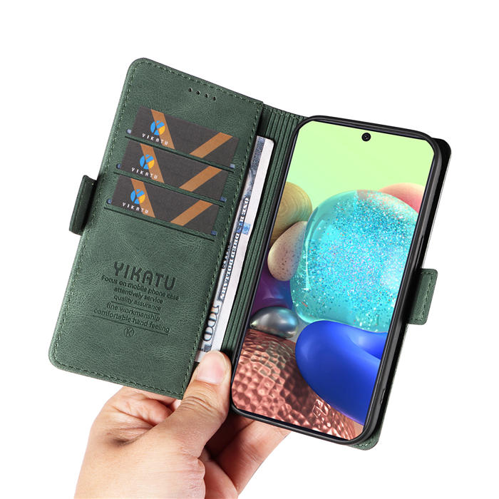 YIKATU Samsung Galaxy A71 5G Wallet Kickstand Case