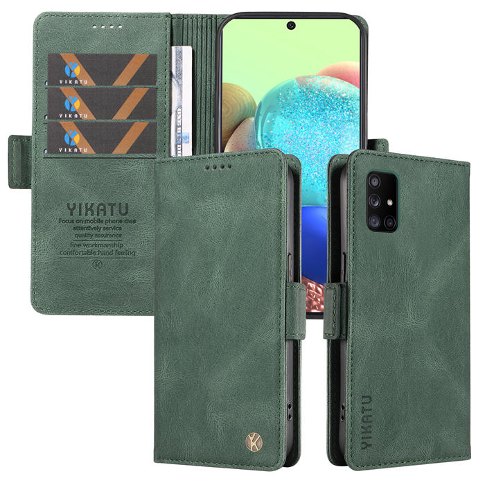 YIKATU Samsung Galaxy A71 5G Wallet Kickstand Case