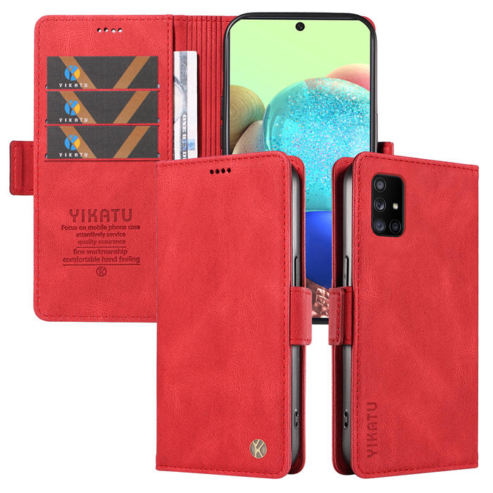 YIKATU Samsung Galaxy A71 5G Wallet Kickstand Case