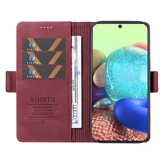 YIKATU Samsung Galaxy A71 5G Wallet Kickstand Case