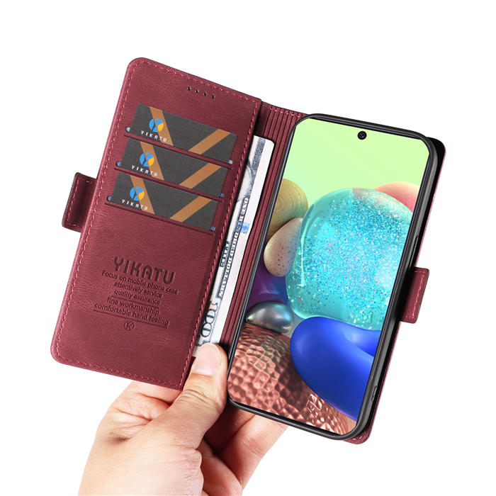 YIKATU Samsung Galaxy A71 5G Wallet Kickstand Case