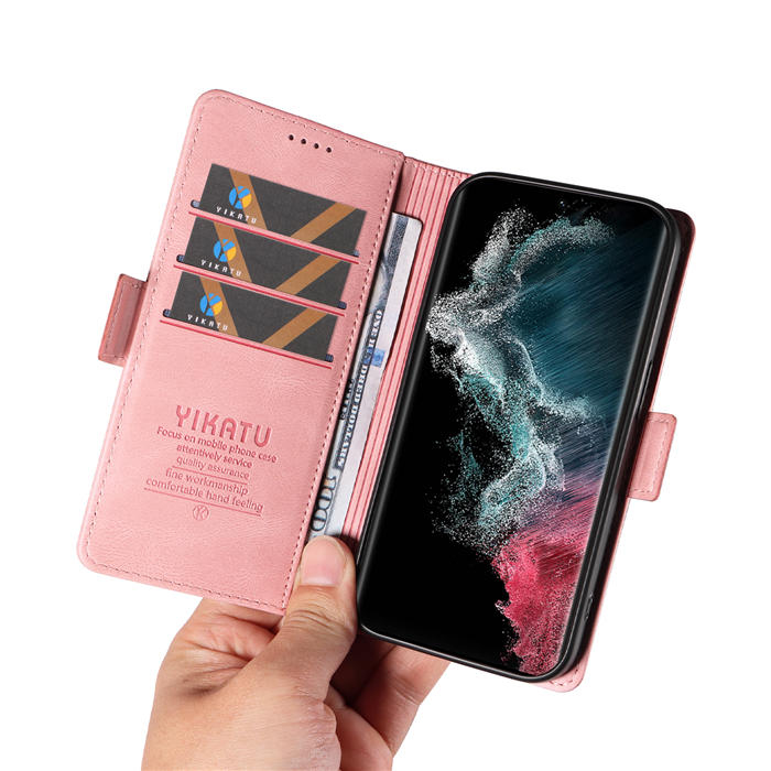YIKATU Samsung Galaxy S22 Ultra Wallet Kickstand Case