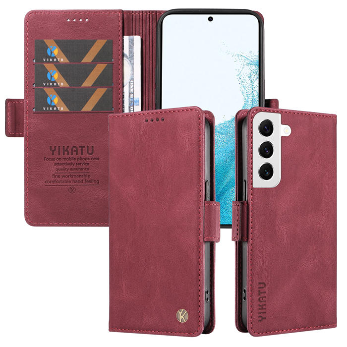 YIKATU Samsung Galaxy S22 Plus Wallet Kickstand Case