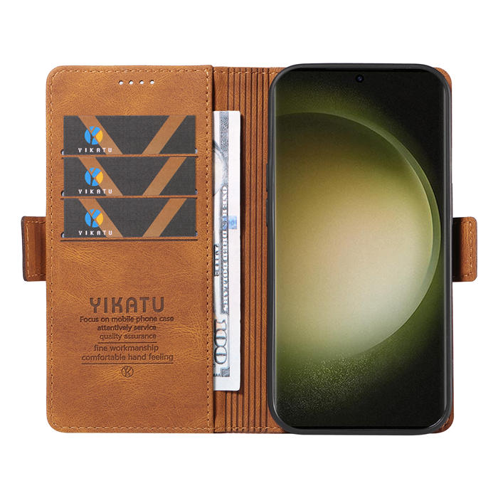 YIKATU Samsung Galaxy S23 Ultra Wallet Kickstand Case