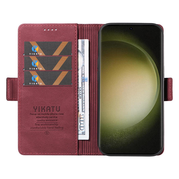 YIKATU Samsung Galaxy S23 Ultra Wallet Kickstand Case