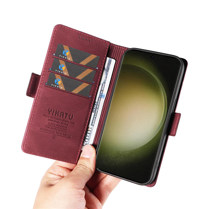 YIKATU Samsung Galaxy S23 Ultra Wallet Kickstand Case