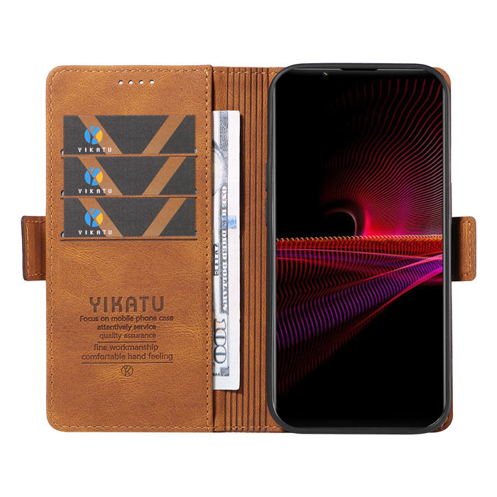 YIKATU Sony Xperia 1 III Wallet Kickstand Case