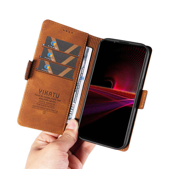 YIKATU Sony Xperia 1 III Wallet Kickstand Case