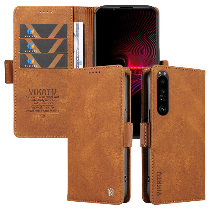 YIKATU Sony Xperia 1 III Wallet Kickstand Case