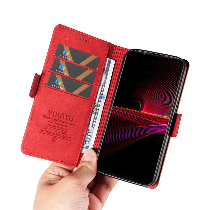 YIKATU Sony Xperia 1 III Wallet Kickstand Case