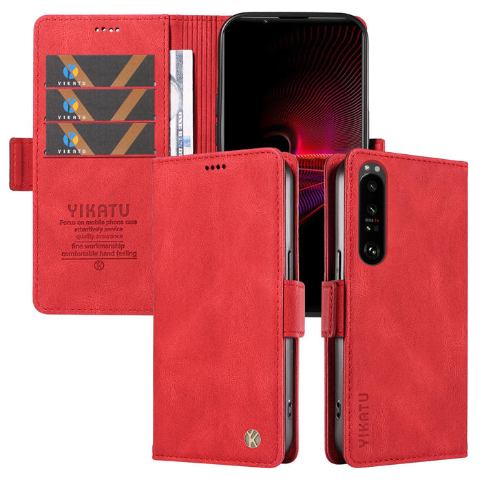 YIKATU Sony Xperia 1 III Wallet Kickstand Case