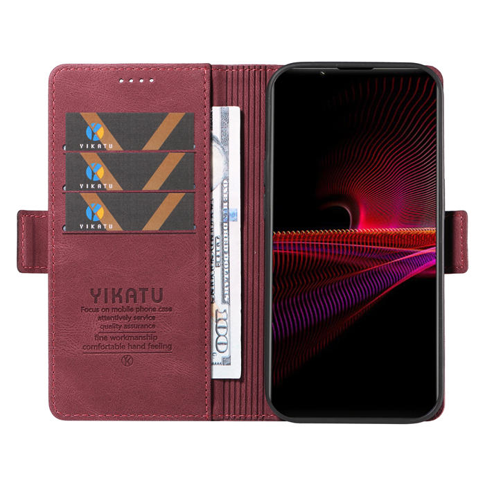 YIKATU Sony Xperia 1 III Wallet Kickstand Case