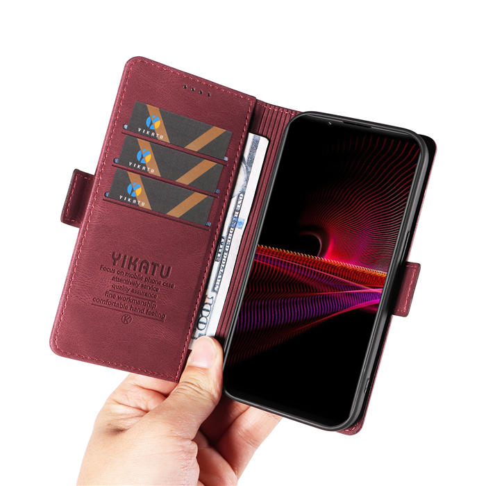 YIKATU Sony Xperia 1 III Wallet Kickstand Case