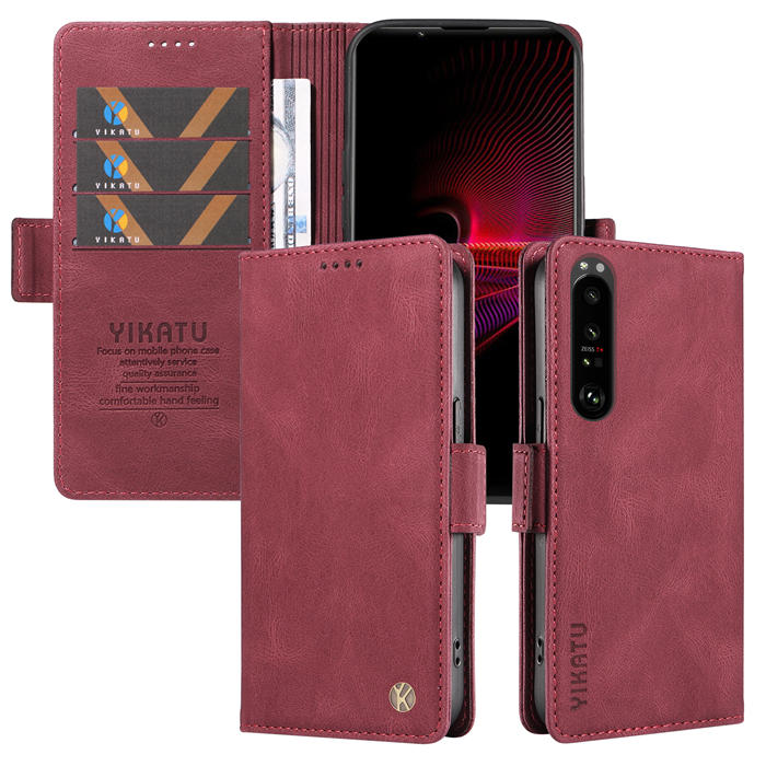 YIKATU Sony Xperia 1 III Wallet Kickstand Case