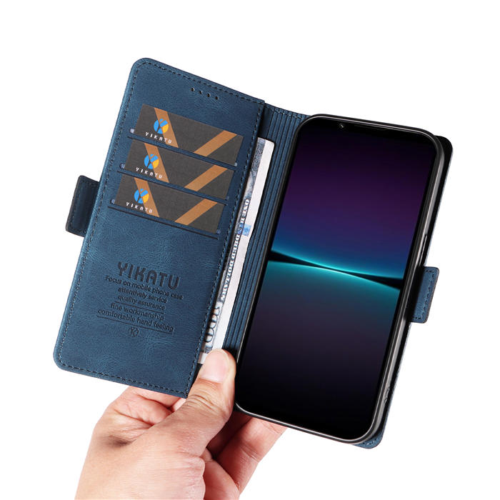 YIKATU Sony Xperia 1 IV Wallet Kickstand Case