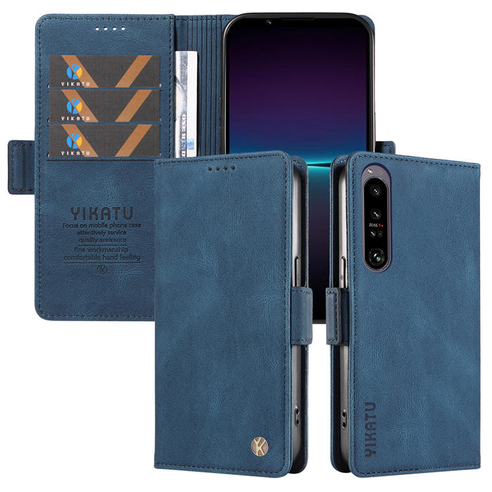 YIKATU Sony Xperia 1 IV Wallet Kickstand Case