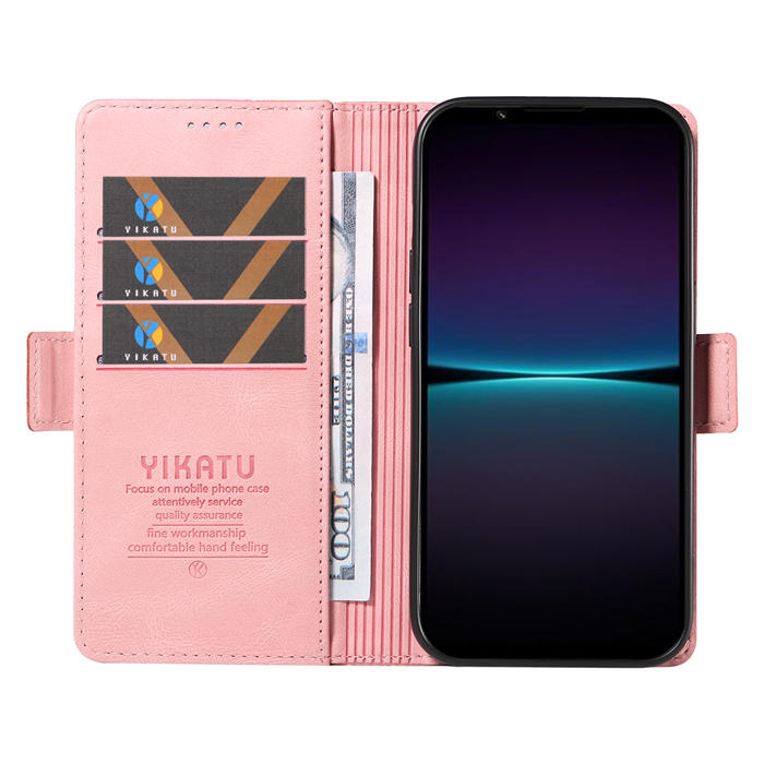 YIKATU Sony Xperia 1 IV Wallet Kickstand Case