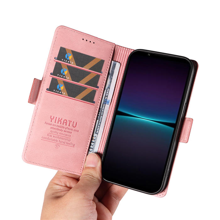 YIKATU Sony Xperia 1 IV Wallet Kickstand Case