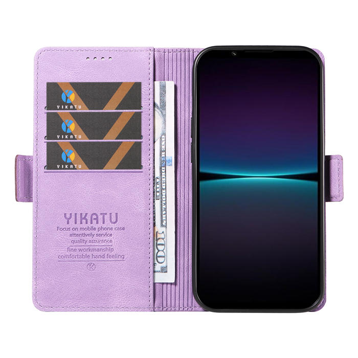 YIKATU Sony Xperia 1 IV Wallet Kickstand Case