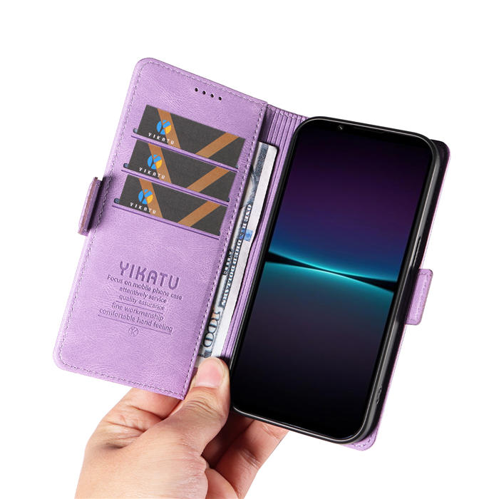 YIKATU Sony Xperia 1 IV Wallet Kickstand Case