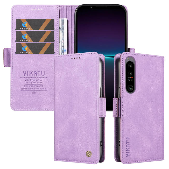 YIKATU Sony Xperia 1 IV Wallet Kickstand Case