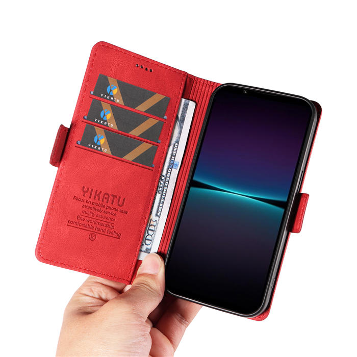 YIKATU Sony Xperia 1 IV Wallet Kickstand Case