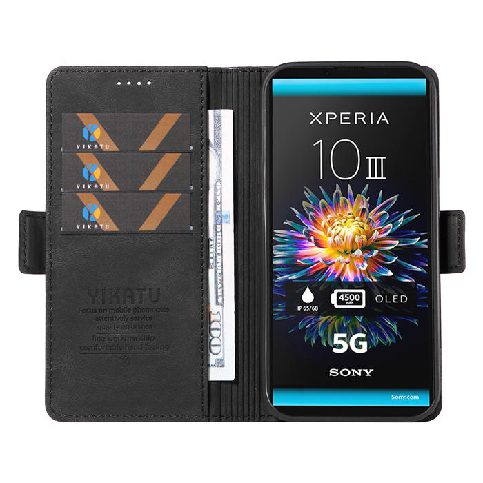 YIKATU Sony Xperia 10 III Wallet Kickstand Case