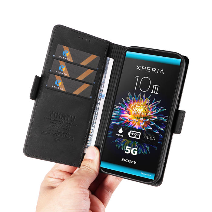 YIKATU Sony Xperia 10 III Wallet Kickstand Case