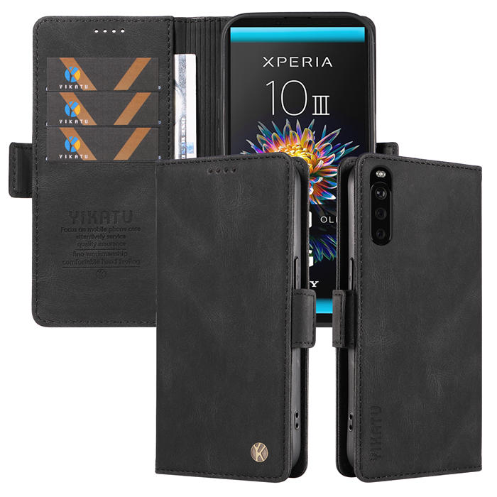 YIKATU Sony Xperia 10 III Wallet Kickstand Case