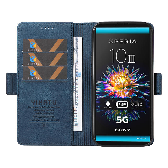 YIKATU Sony Xperia 10 III Wallet Kickstand Case