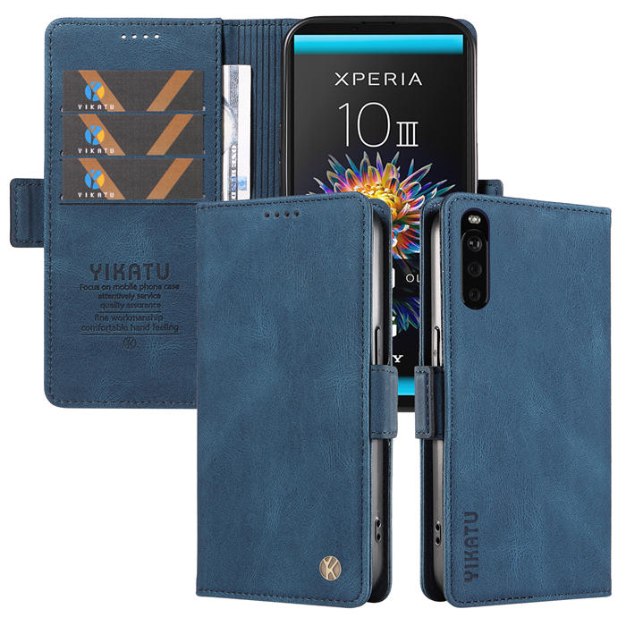 YIKATU Sony Xperia 10 III Wallet Kickstand Case