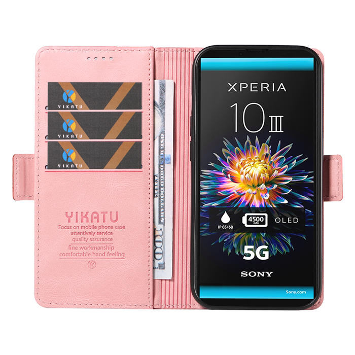 YIKATU Sony Xperia 10 III Wallet Kickstand Case