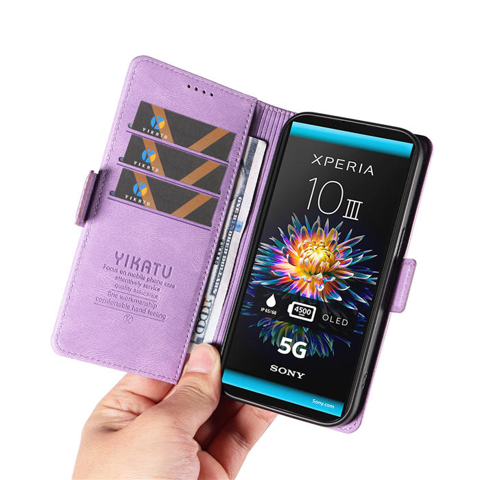 YIKATU Sony Xperia 10 III Wallet Kickstand Case