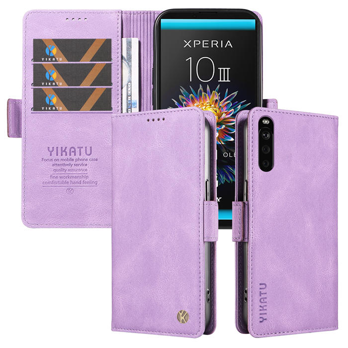 YIKATU Sony Xperia 10 III Wallet Kickstand Case