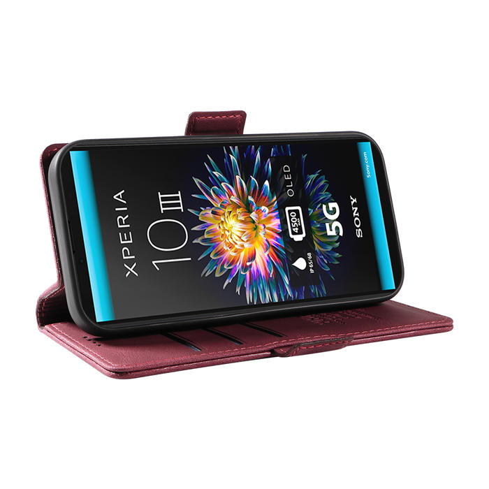 YIKATU Sony Xperia 10 III Wallet Kickstand Case