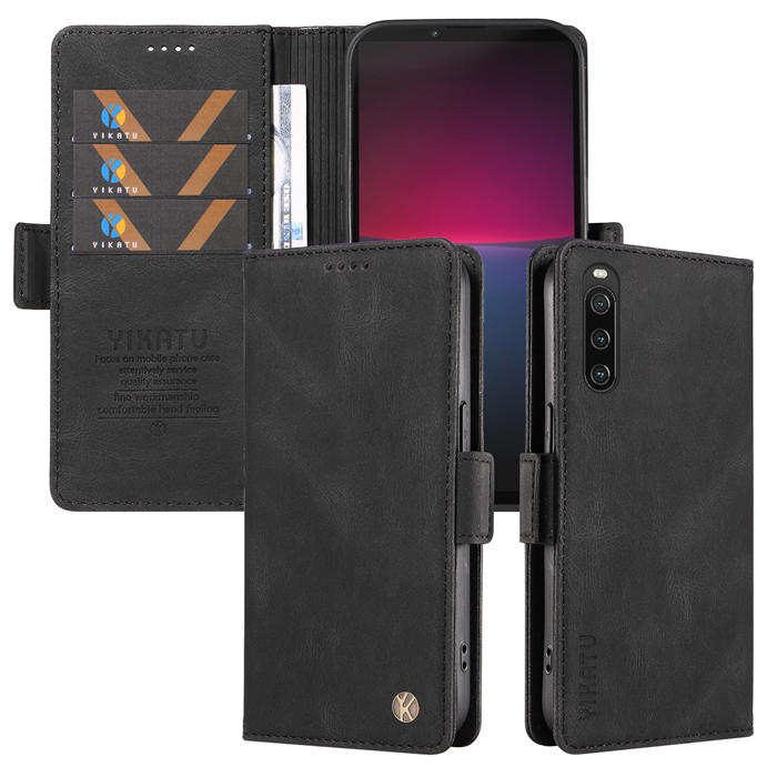 YIKATU Sony Xperia 10 IV Wallet Kickstand Case