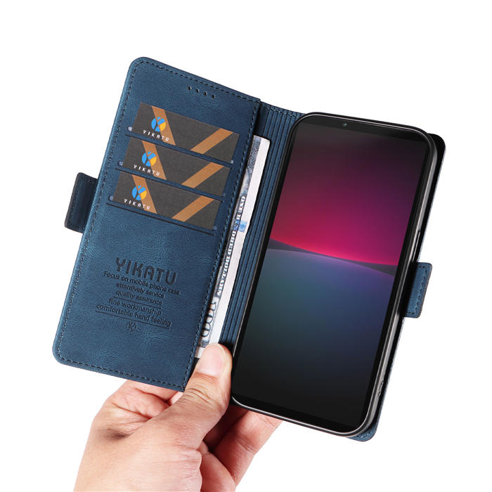 YIKATU Sony Xperia 10 IV Wallet Kickstand Case