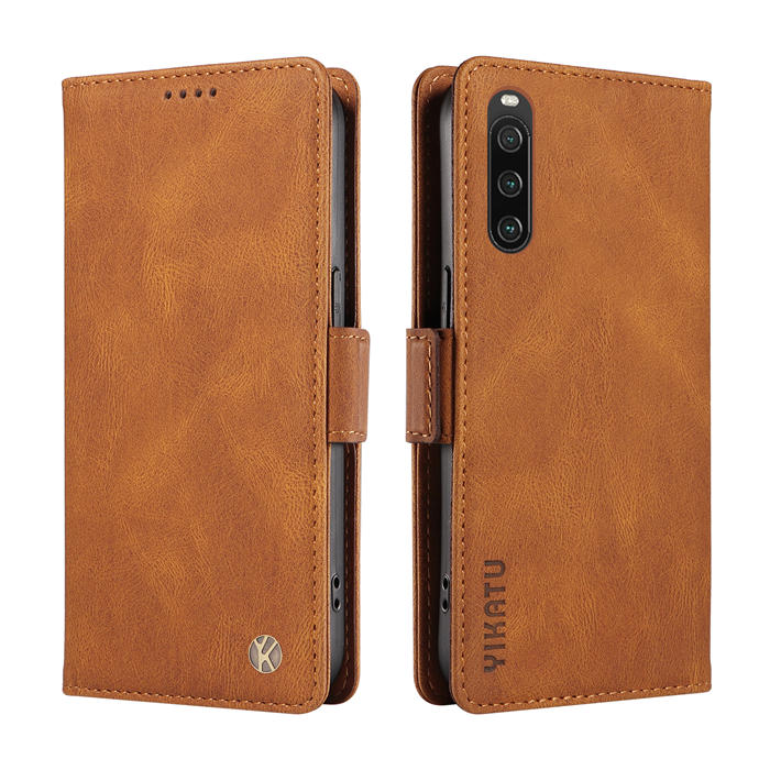 YIKATU Sony Xperia 10 IV Wallet Kickstand Case