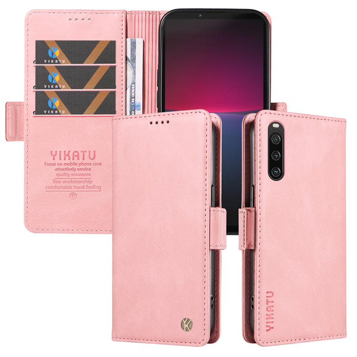 YIKATU Sony Xperia 10 IV Wallet Kickstand Case