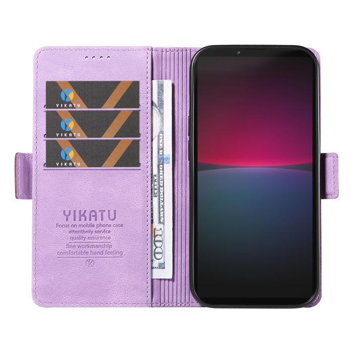 YIKATU Sony Xperia 10 IV Wallet Kickstand Case